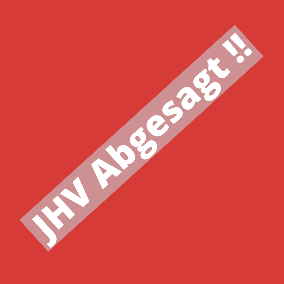 JHV Abgesagt 